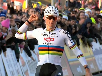 Mathieu van der Poel se adjudica la Copa del Mundo de Ciclocross ganando tambi�n la �ltima prueba