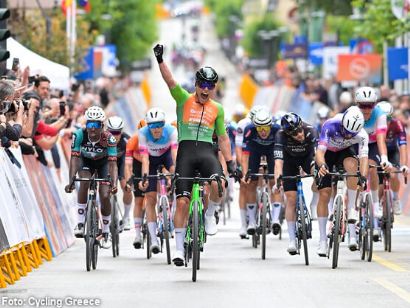 Mathis Avondts gana la primera etapa del Tour de Hellas y Georgios Bouglas roza la victoria
