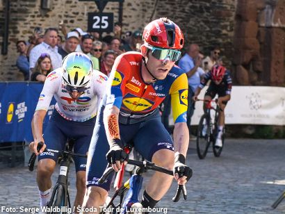Mattias Skjelmose gana la tercera etapa y es nuevo lder del Tour de Luxemburgo