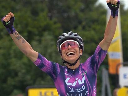 Mavi García sorprende en Quimper y logra una brillante victoria en la segunda etapa del Tour de Francia Femenino