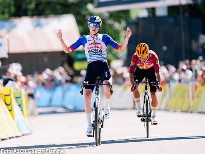 Tour Auvernia-R�dano-Alpes: Maxim Van Gils: "Es fant�stico, gano la etapa y Tuckwell es l�der"