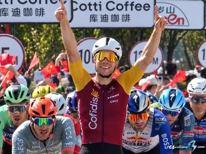 Milan Fretin se impone en la quinta etapa y Magnier conserva el liderato del Tour de Guangxi