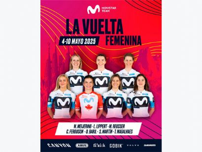 El Movistar Team anuncia su poderoso equipo para La Vuelta Femenina
