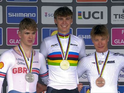 Mundial de Glasgow: Oscar Chamberlain, Campeón del Mundo junior de contrarreloj