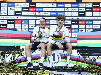 Jason Osborne y Mary Kate McCarthy revalidan sus ttulos en los Mundiales UCI de Ciclismo eSports 2025 en Abu Dhabi