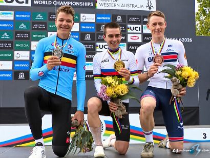 Magnus Bak, campe�n del mundo de gravel al esprint
