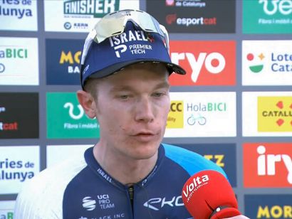 Volta a Catalunya: Nicholas Schultz: "Dos metros más y Pogacar me habría atrapado"