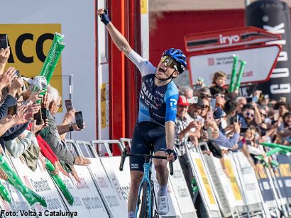Nicholas Schultz, primer líder de la Volta a Catalunya 2024