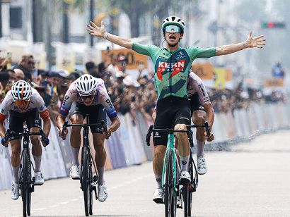 Nil Gimeno culmina la fuga y logra su primera victoria profesional en la 7� etapa del Tour de Langkawi