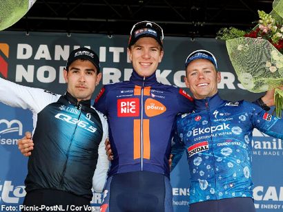 Nils Eekhoff da la sorpresa en la Danilith Nokere Koerse con un potente sprint final