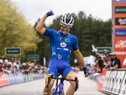 Tour de Bretaña: Nolann Mahoudo gana la cuarta etapa, Simon Pellaud sigue líder