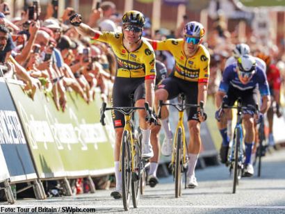 Olav Kooij, primer líder del Tour de Gran Bretaña 2023