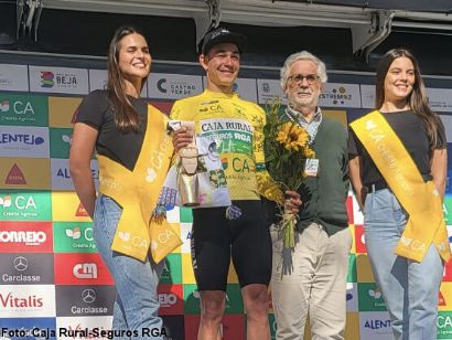 Vuelta al Alentejo: Orluis Aular: "Se me ha escapado la victoria, pero estoy contento por ponerme líder"