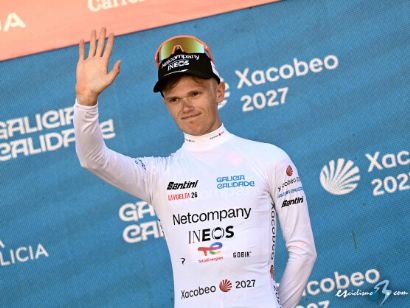Vuelta a Espa�a: Oscar Onley: "El maillot blanco es un buen objetivo"