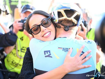La esposa de Remco Evenepoel: "Le gusta hacerse el duro, pero se sent�a muy culpable"