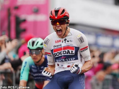 Giro de Italia: Paul Magnier: "Un final muy agitado despu�s de un d�a bastante tranquilo"