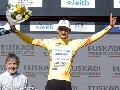 Paul Seixas vuela en Bilbao, gana la crono inaugural y se viste de l�der en la Itzulia