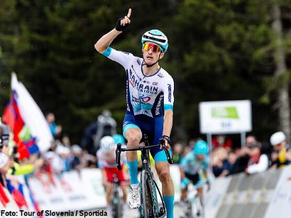 Tour de Eslovenia: Pello Bilbao gana la quinta etapa, Giovanni Aleotti sigue líder