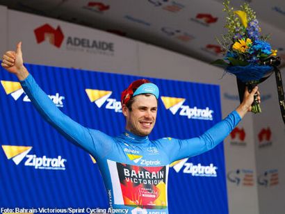 Tour Down Under: Phil Bauhaus: "Caleb Ewan estuvo cerca, pero gané"