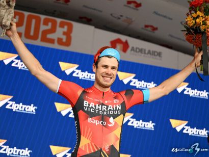 Tour Down Under: Phil Bauhaus gana el primer sprint, Alberto Bettiol sigue líder