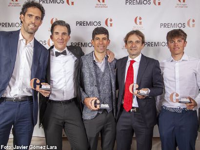 Los ciclistas Nelson Oliveira y Pablo Torres, galardonados en los Premios Gregarious 2025