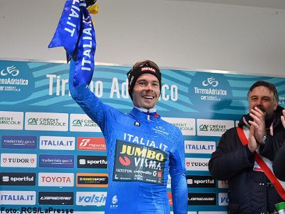 Tirreno-Adriático: Primoz Roglic asalta el liderato repitiendo victoria en la 5ª etapa