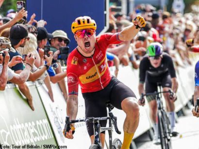Tour de Gran Bretaña: Rasmus Tiller gana la séptima etapa, Wout Van Aert sigue líder