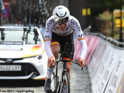 Raúl García Pierna y Jon Aberasturi en el 'ocho' español para el Campeonato de Europa de Limburgo