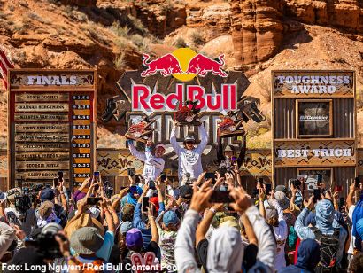 Robin Goomes hace historia con su tercer triunfo consecutivo en Red Bull Rampage