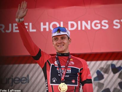 UAE Tour: Remco Evenepoel: "El maillot rojo es una buena recompensa"