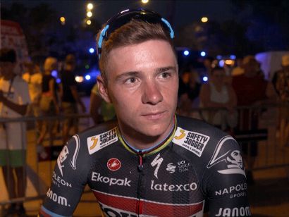 Remco Evenepoel, arropado por Mikel Landa, inicia la temporada en la Figueira Champions Classic