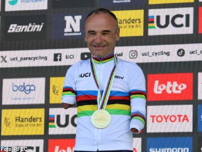 Ricardo Ten logra su cuarto oro en contrarreloj en el Mundial de Ciclismo Paralímpico de Ronse