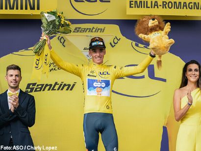 Romain Bardet, primer maillot amarillo del Tour de Francia 2024