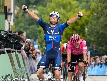 Romain Grgoire se impone en un explosivo final y es primer lder del Tour de Luxemburgo
