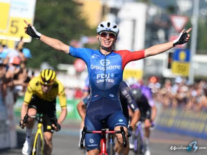 Tour de Suiza: Romain Gr�goire: "Ha estado ajustado, pero lo hemos hecho"