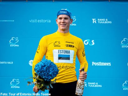 Romet Pajur vuela en el ef�mero pr�logo del Tour de Estonia