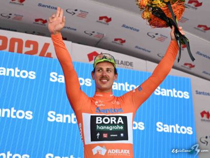 Sam Welsford, primer maillot ocre del Tour Down Under 2024