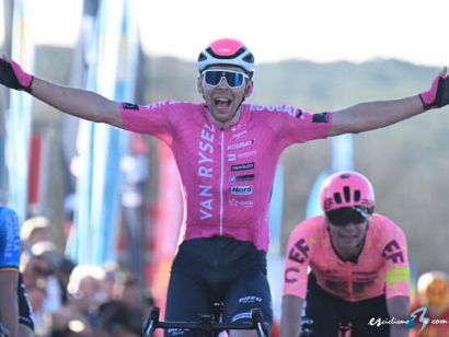Estrella de Bessèges: La cuarta etapa es para Samuel Leroux, Mads Pedersen sigue líder