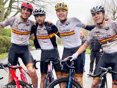 Selección Española para la París-Roubaix Junior masculina