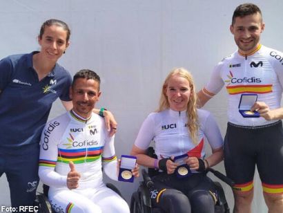 La Selección Española brilla con tres nuevas medallas en la Copa del Mundo de Ciclismo Paralímpico en Ostende