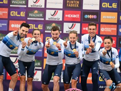 Campeonato de Europa: Francia gana la prueba contrarreloj de relevos mixta