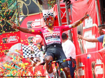 Vuelta a Guatemala: Sergio Chumil repite victoria en la quinta, Nixon Rosero sigue líder