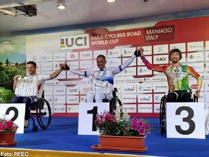 Garrote y Vos estrenan con oro la Copa del Mundo de Ciclismo Paralímpico en Maniago