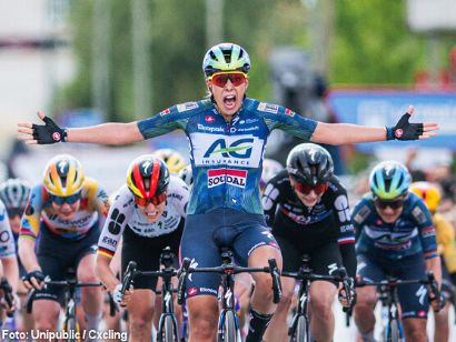 Shari Bossuyt gana la 2� etapa de La Vuelta Femenina y Franziska Koch se viste de rojo
