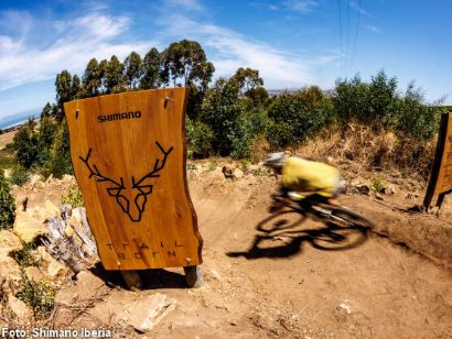 Shimano Trail Born recupera el sendero Olentzero de Basaburua MTB en Navarra