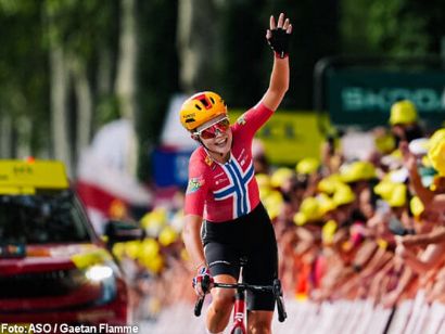 Tour de Francia Femenino: Sigrid Ytterhus Haugset gana en solitario la 3� etapa y se viste de amarillo