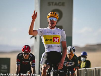 AlUla Tour: Soren Waerenskjold se viste de verde ganando la segunda etapa
