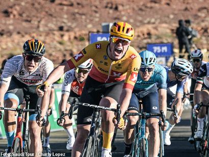 Saudi Tour: Soren Waerenskjold gana la tercera etapa, Jonathan Milan nuevo líder