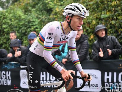 Vermeersch, Politt y Wellens acompañan a Pogacar en su debut en la París-Roubaix