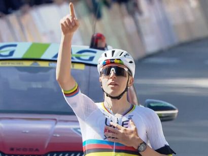 Tadej Pogacar gana la Lieja-Basto�a-Lieja tras doblegar a Paul Seixas